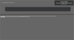 Desktop Screenshot of evagelistismarkos.de