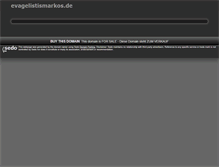 Tablet Screenshot of evagelistismarkos.de